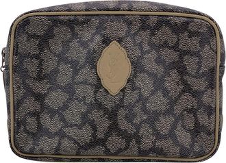 Saint Laurent Pre-owned Womens Vintage Cloth Clutch Bag - Grey Cotton - One Size