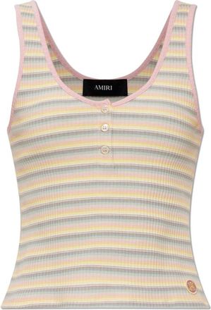 Amiri MA Gestreepte Tanktop - Dames - Tops zonder mouwen - Veelkleurig - M - Tops