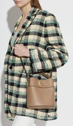 Furla Amelia Mini Bucket Hand Bag, Womens, Brown