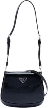 Prada Pre-owned Vintage Crossbody Bag - Dames - Vintage Schoudertas - Zwart - ONE Size - Leer - Vintage