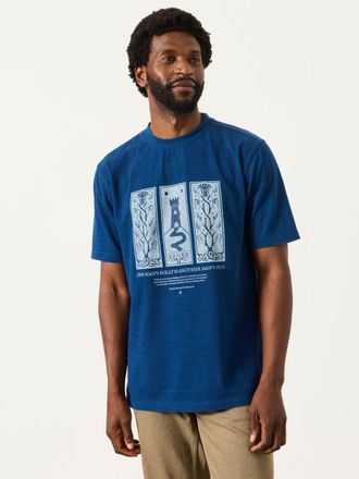 Fat Face FatFace Indigo Blue Folly Graphic T-Shirt