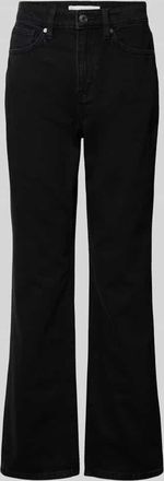 Mango Straight Fit Jeans mit 5-Pocket-Design Modell MATILDA in Anthrazit, Größe 36