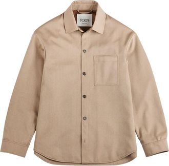 Tod's button-up shirt - Neutrals