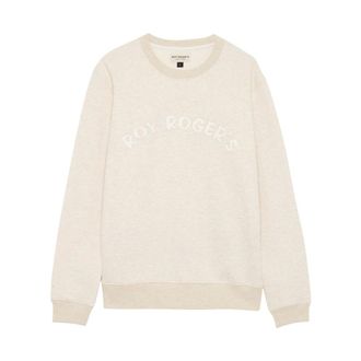 Roy Rogers Felpa girocollo stampata - - Knitwear - Uomo - Beige - XL