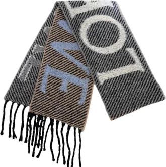 Loewe Pre-owned Scarves, male, Multicolor, Size: ONE SIZE Pre-owned Scarf