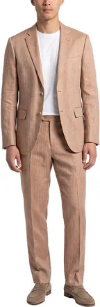 Corneliani 2Pc Wool, Silk, & Linen-Blend Suit
