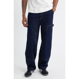 Criminal Damage Mercer Double Knee Cotton Denim Carpenter Pants in Indigo at Nordstrom Rack, Size Small