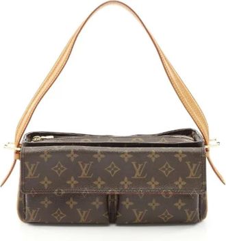 Louis Vuitton Pre-owned Shoulder Bags, female, Brown, Size: ONE SIZE Pre-owned Canvas shoulder-bags