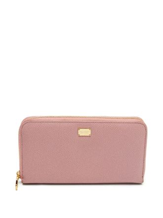Dolce & Gabbana Leren portemonnee - Roze