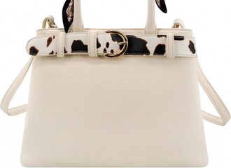 Like Dreams Womens Jolene Western Belt Crossbody Bag In Ivory
