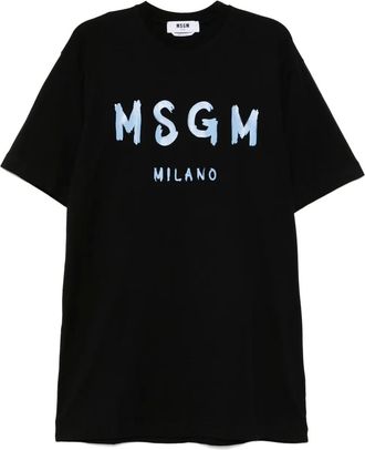 Msgm Abito corto modello T-shirt - Nero