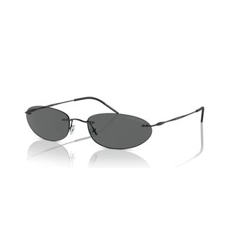 Giorgio Armani Sunglasses, female, Black, 58 MM, Matte Black/Dark Grey Sunglasses AR 1508M