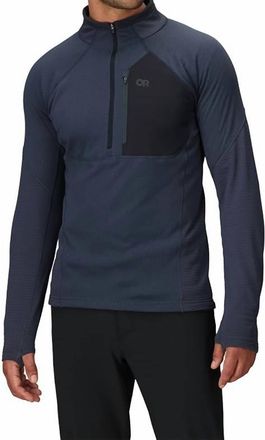 Outdoor Research Deviator 1/2 Zip Fleece Sweatshirt In Atlantic