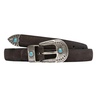 Alberto Luti Vintage Leather Belt - unisex - Alberto Luti - Belts - Brown - 105 CM - Accessories