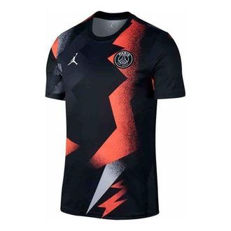 Air Jordan Paris Saint-Germain 19/20 Training T-Shirt Black BV6100-011