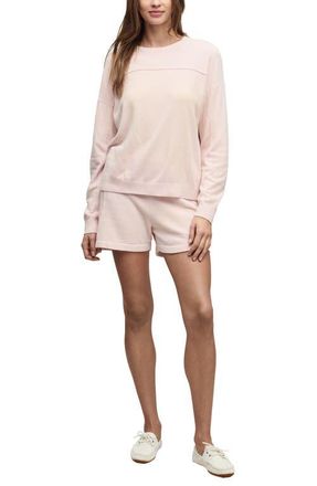 Barefoot Dreams CozyChic Ultra Lite Seamed Shorts Pajamas in Pink Sand at Nordstrom, Size X-Small