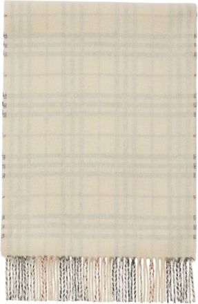 Burberry checked reversible cashmere scarf - unisex - Cashmere - OS - Neutrals