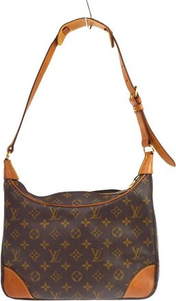 Louis Vuitton Boulogne Monogram Canvas Brown Canvas Handbag (Pre-Owned)