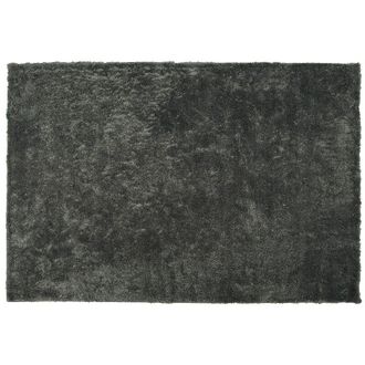 Beliani Shaggy Rug EVREN Dark Grey 140 x 200 cm