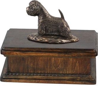 OEM West Highland White Terrier, Westie - Urna Para Cenizas De Perro, Urna Cl&aacute;sica Con Estatuilla, Urna Elegante Con Perro De Art-dog