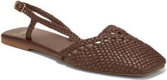 Franco Sarto Ilona Slingback Flat in Coffee Bean at Nordstrom, Size 5.5