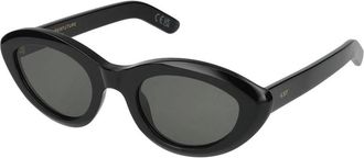 Retro Superfuture Sunglasses, female, Black, 52 MM, Black Cocca Sunglasses