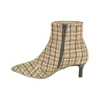 Peter Kaiser Botje Enkellaarsjes met Hak - Dames - Schoenen - Bruin - Maat: 37 1/2 EU