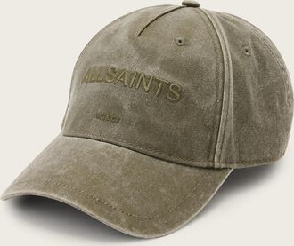 AllSaints Underground Logo Print Baseball Cap
