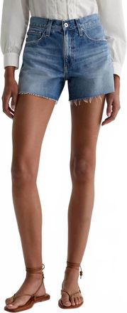 AG - Adriano Goldschmied Halle High Rise Relaxed Short In Gemini Blue