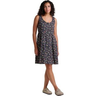 Toad & Co Manzana Tiered Sleeveless Dress in Black Graphic Print at Nordstrom, Size X-Large