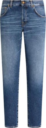 Pantaloni Torino Breakbeat Jeans - Heren - Slim Fit Jeans - Blauw - W38 - Katoen - Jeans