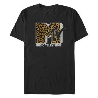 Giesswein Mens MTV Boombox Logo Graphic T-Shirt in Black: Cheetah at Nordstrom, Size Xx-Large