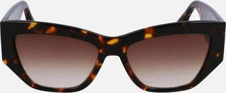 Victoria Beckham Womens Victoria Beckham Havana Brown Sunglasses - Size: ONE size