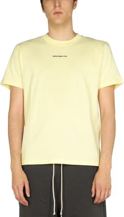 Department Five Yellow Crew Neck T-Shirt
