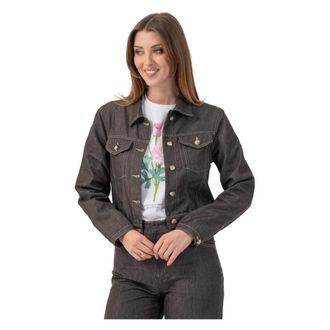 Kocca Denim Jackets, female, Brown, Size: XL Classic denim style short jacket