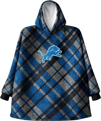 Pegasus Sports Detroit Lions Nfl Team Hooded Sherpa Blanket