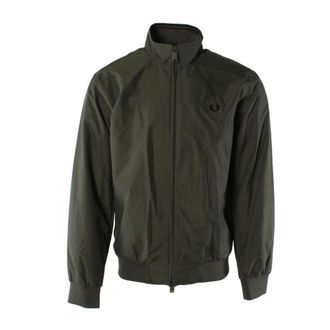 Fred Perry Brentham Jacket - Heren - Bomber jackets - Groen - S - Jassen