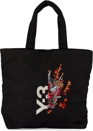 Yohji Yamamoto Yaksha Graphic-print Tote Bag