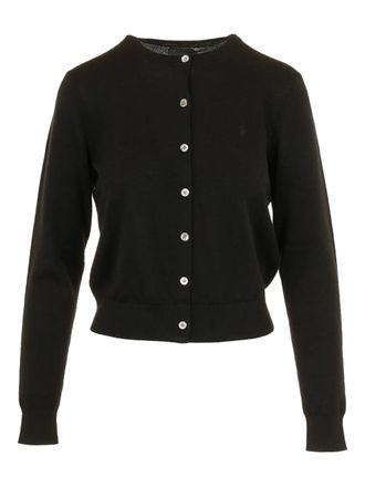 Polo Ralph Lauren Cardigan girocollo con maniche lunghe - Nero