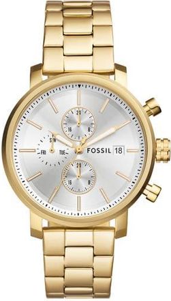 Fossil Rhett Multifunction Bracelet Watch, 42mm in Silver at Nordstrom Rack