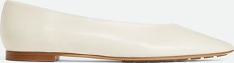 Bottega Veneta Sofia Ballerina - White - Women - 36 - 100% Calfskin