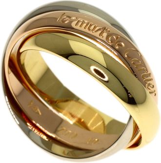 Cartier Trinity Yellow Gold (18K) Pink Gold (18K) White Gold (18K) Band Ring (Pre-Owned)