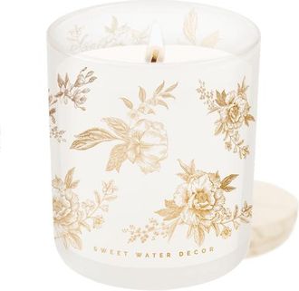 Sweet Water Decor Spring and Summer 12 oz Candle in Fresh Apple Blossom at Nordstrom