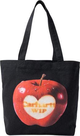 Carhartt Work in Progress Black Logo Large Tote