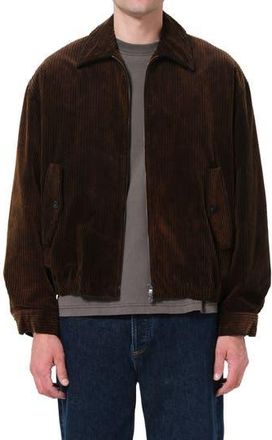 A Gold E Torres Corduroy Bomber Jacket in Espresso at Nordstrom Rack, Size X-Large