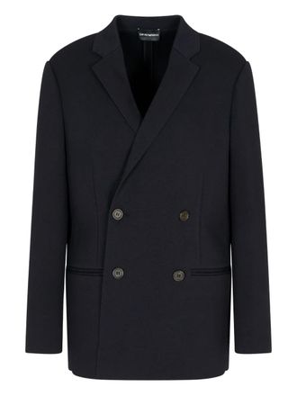 Emporio Armani double-breasted blazer - Black