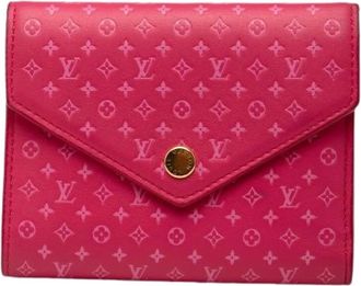 Louis Vuitton Pre-owned Wallets, female, Pink, Size: ONE SIZE Pre-owned Leather Wallet