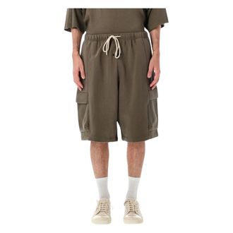Fear of God Heren, Korte broeken, Groen, Maat: M Fleece