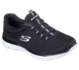 Skechers Womens Summits Sneaker In Black