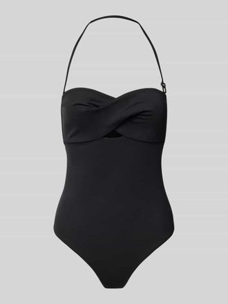 Calvin Klein Underwear Badeanzug mit Neckholder in Black, Größe XS